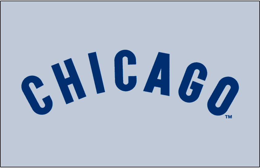 Chicago Cubs 1972-1975 Jersey Logo fabric transfer